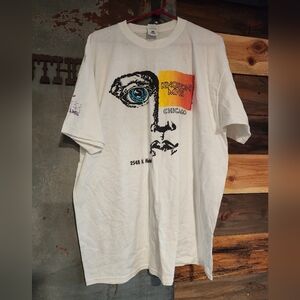 Kingston Mines Chicago Blues Center White Graphic T-Shirt